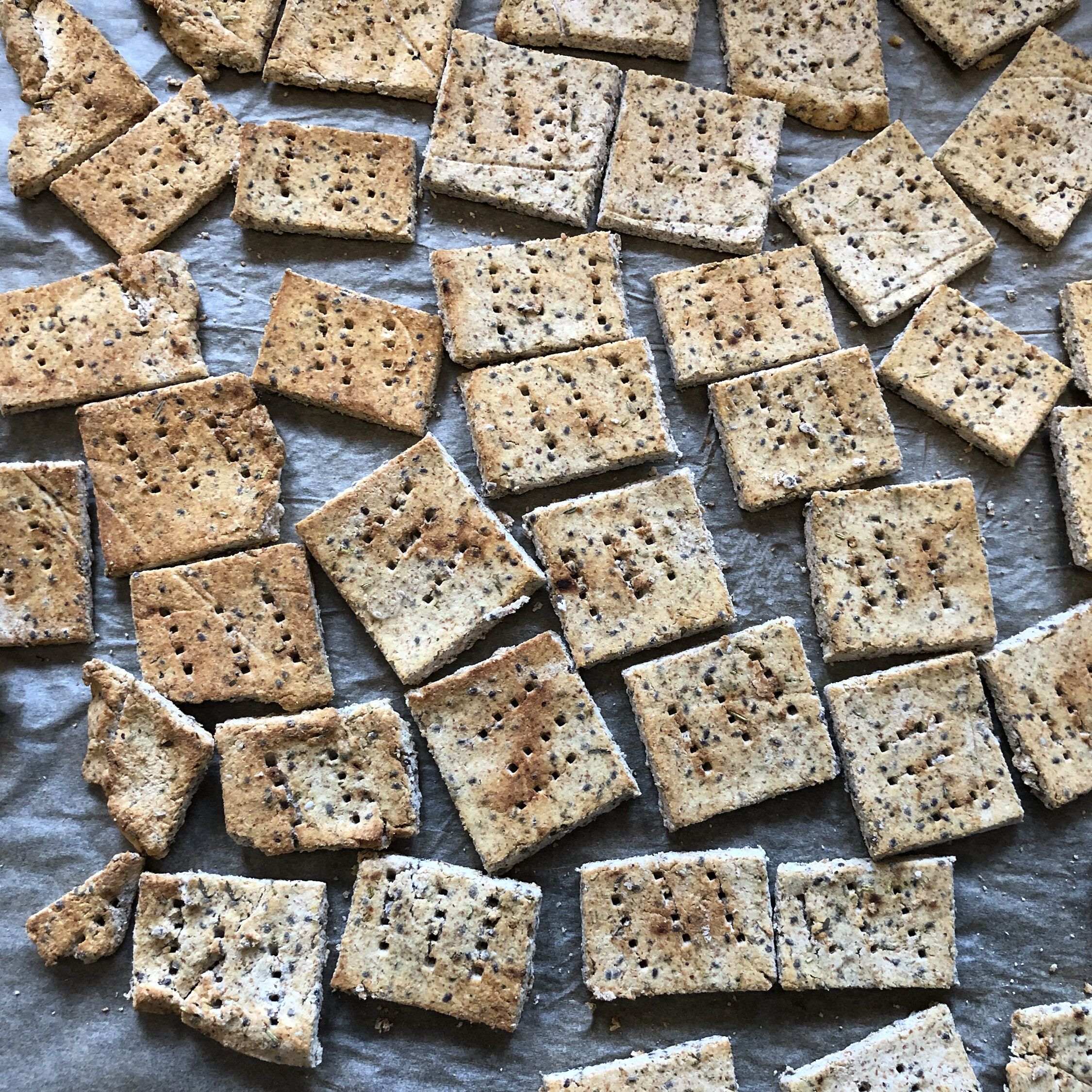 almond meal crackers